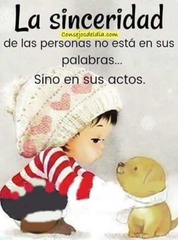 sinceridad frases