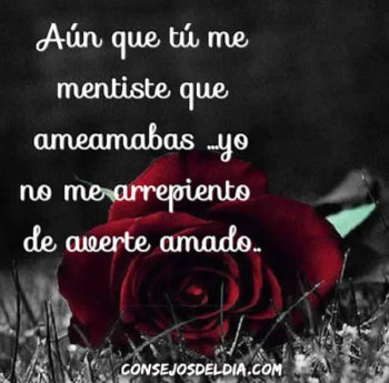 me arrepiento