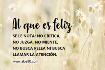 ser feliz
