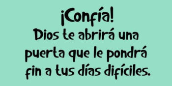 confiar en dios
